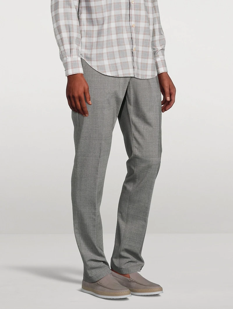 Stretch Wool Jogger Pants