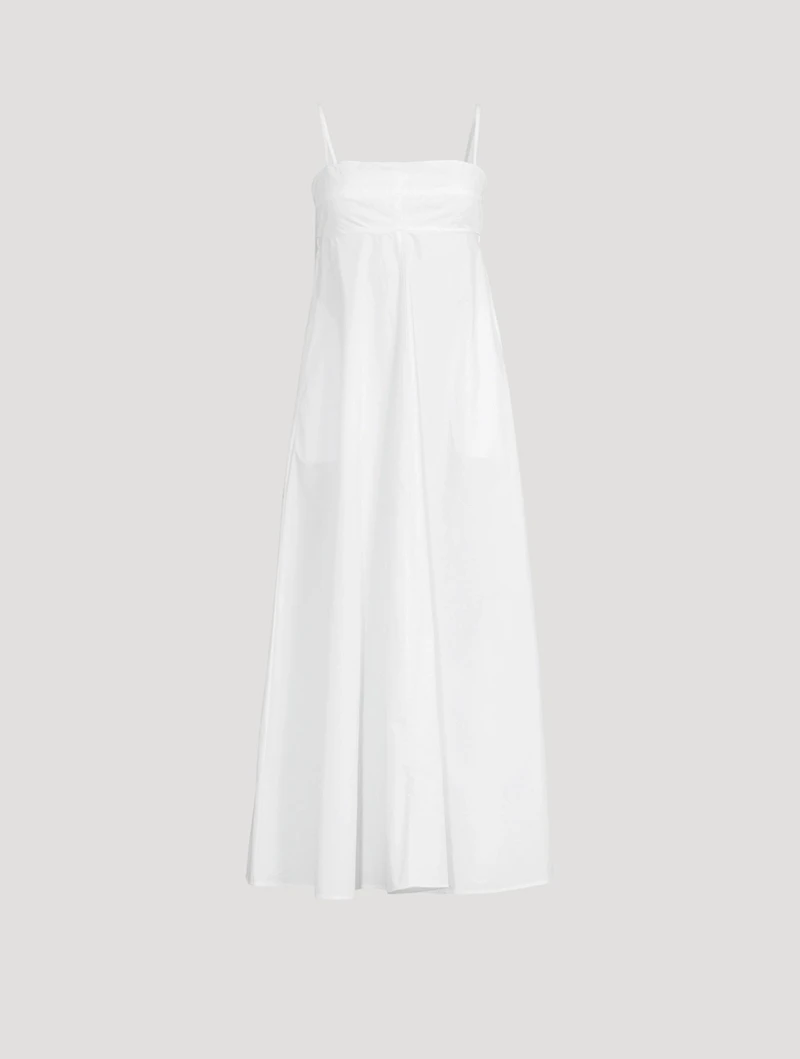 Piedmont Organic Cotton Poplin Midi Dress