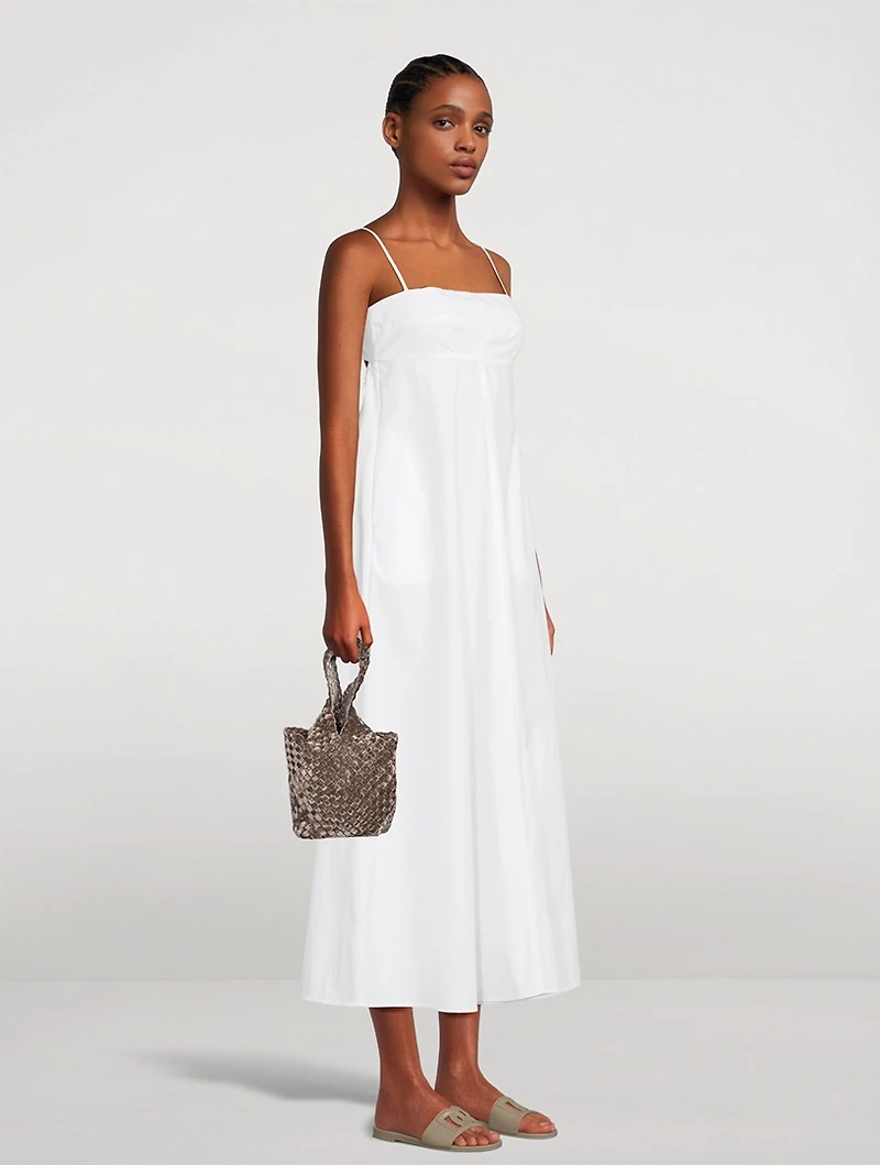 Piedmont Organic Cotton Poplin Midi Dress