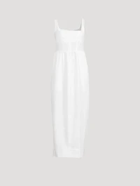 Delphi Organic Linen Tulip Dress