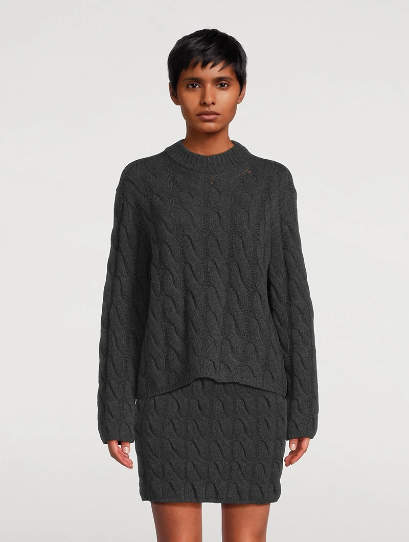 Cable-Knit Sweater