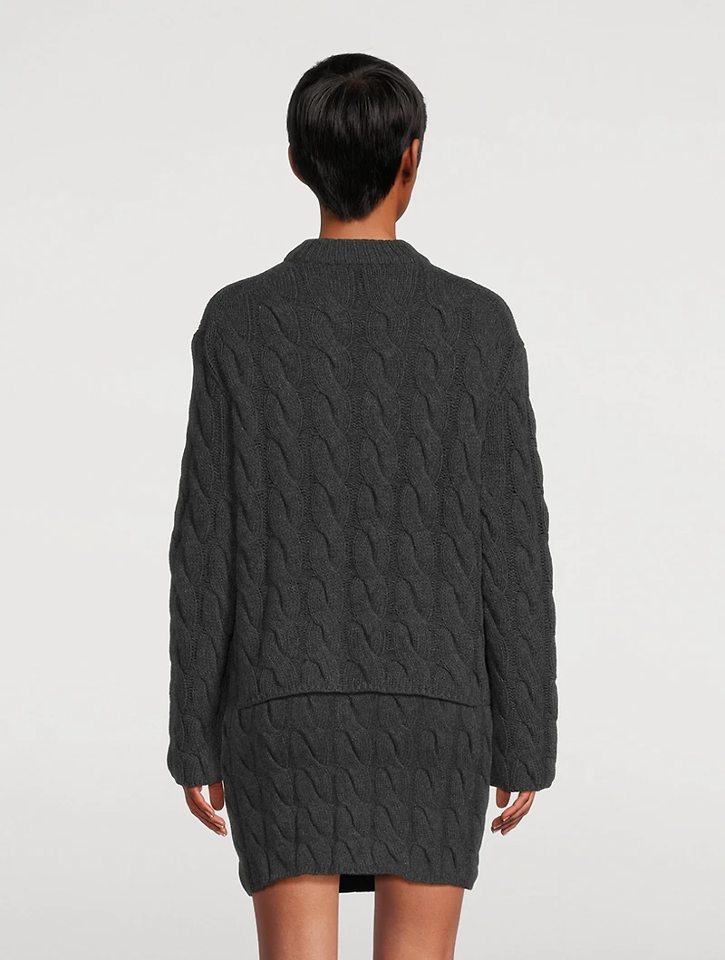 Cable-Knit Sweater