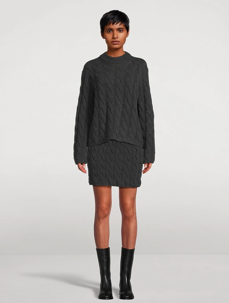 Cable-Knit Sweater
