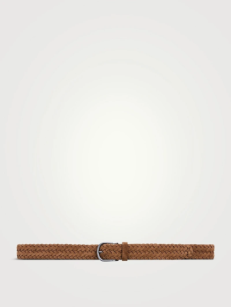 Suede Woven Belt