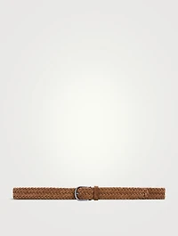 Suede Woven Belt
