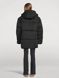 Flower-Warmth Recycled Nylon Puffer Jacket