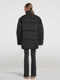 Flower-Warmth Recycled Nylon Puffer Jacket