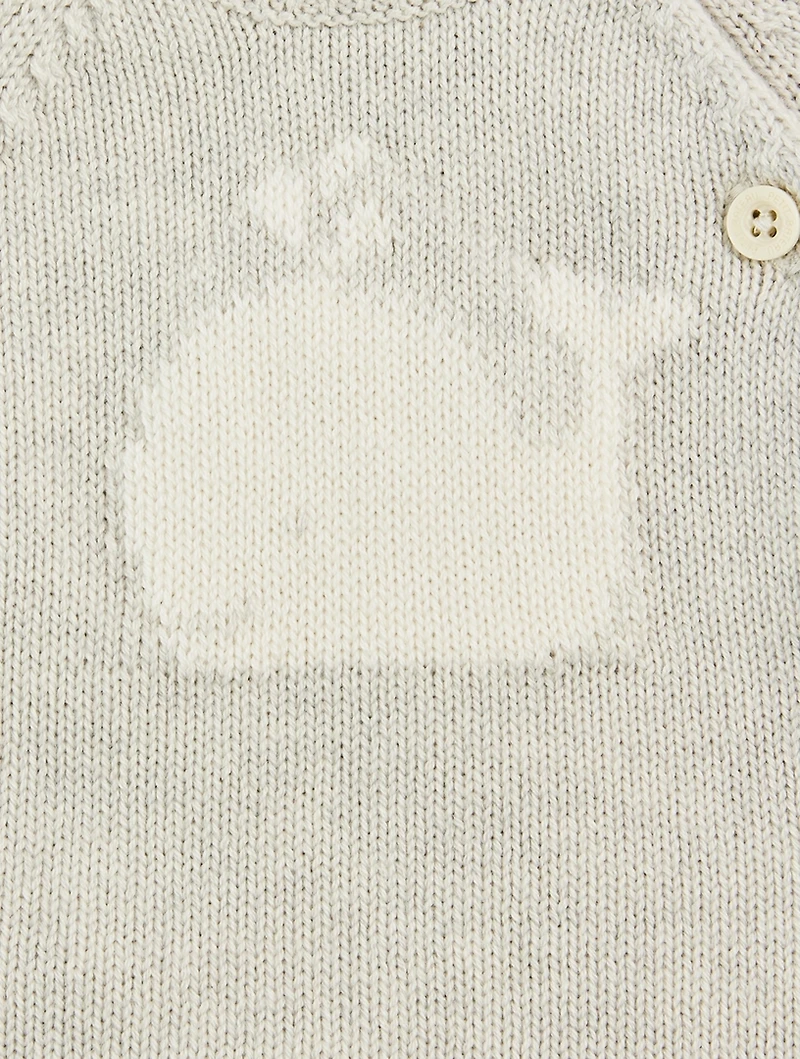Two-Piece Wool And Cotton Set