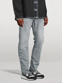 Slim Straight-Leg Jeans