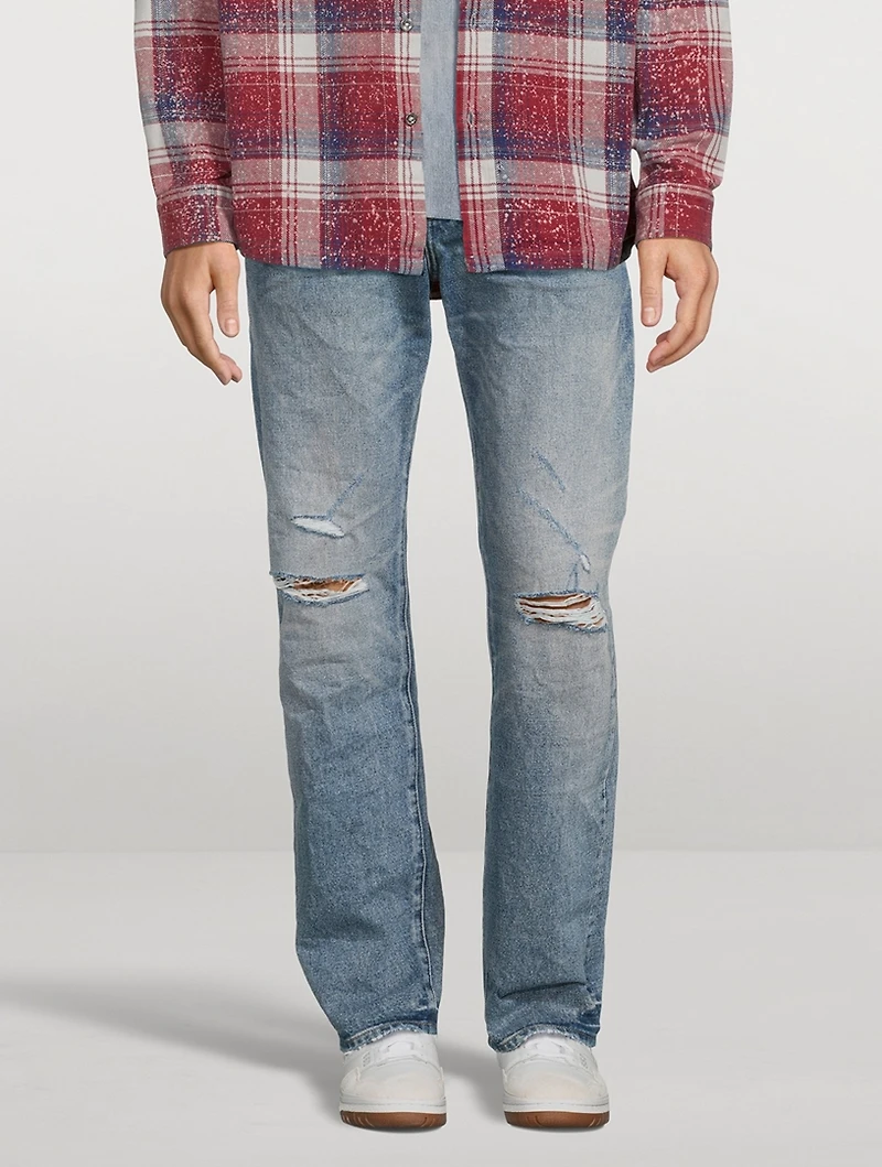 Relaxed Straight-Leg Jeans