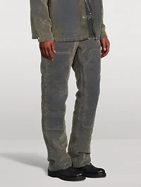 Flocked Carpenter Jeans