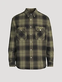 Overdyed Flannel Shirt