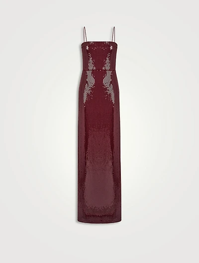 Stargaze Sequin Column Gown