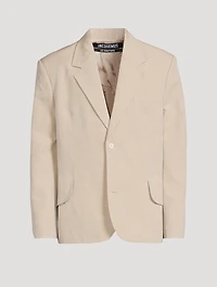 La Veste Titolo Linen And Wool Jacket