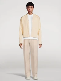 Le Cardigan Plissé Pleated