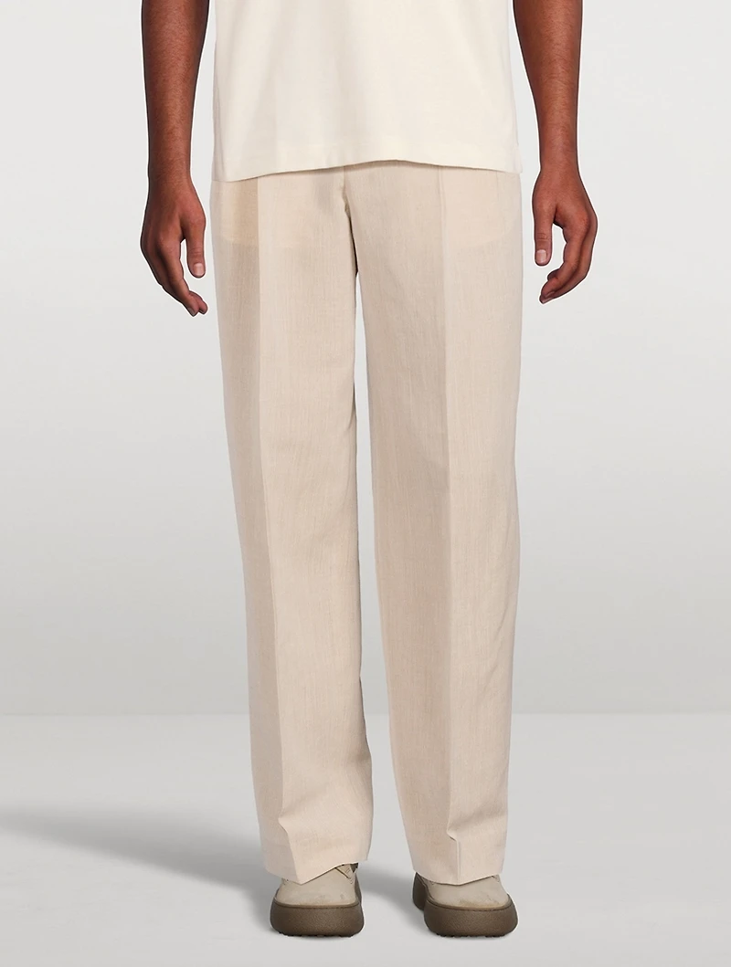 Le Pantalon Titolo Silk-Blend Pants