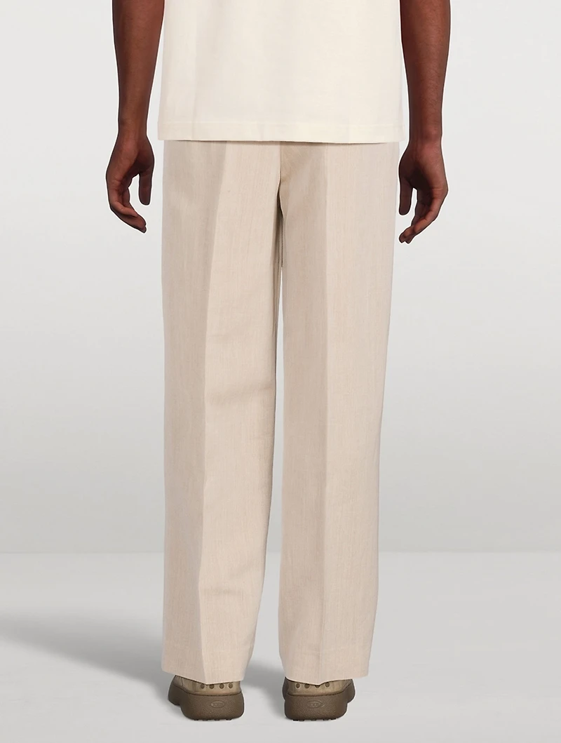 Le Pantalon Titolo Silk-Blend Pants