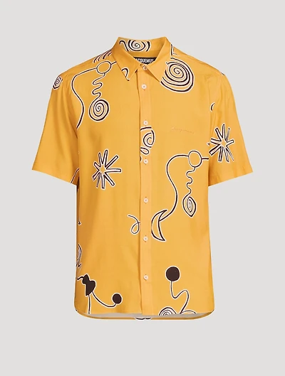 La Chemise Melo Shirt Arty Spiral Print