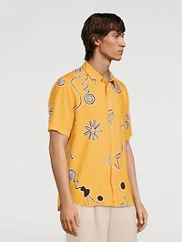 La Chemise Melo Shirt Arty Spiral Print