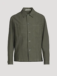 Tyge Cotton And Linen Overshirt