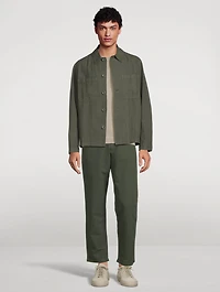 Tyge Cotton And Linen Overshirt