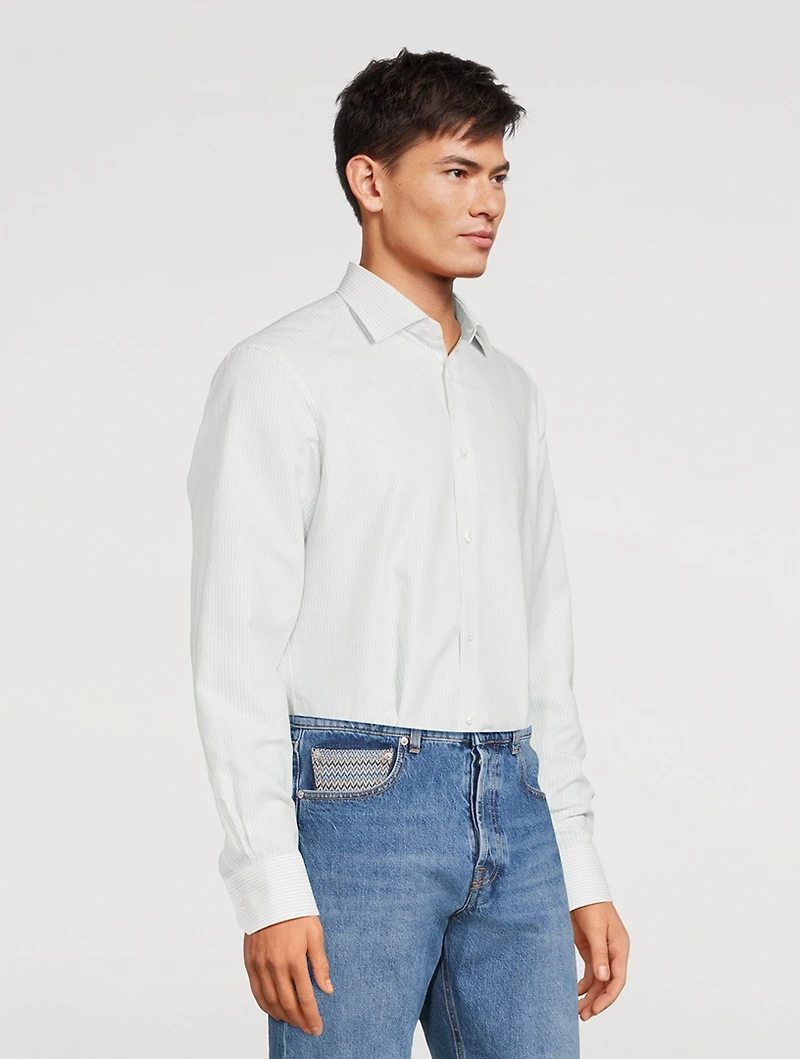 Cotton Linen And Silk Shirt