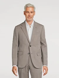 Wool Silk And Linen Seersucker Two-Piece Suit