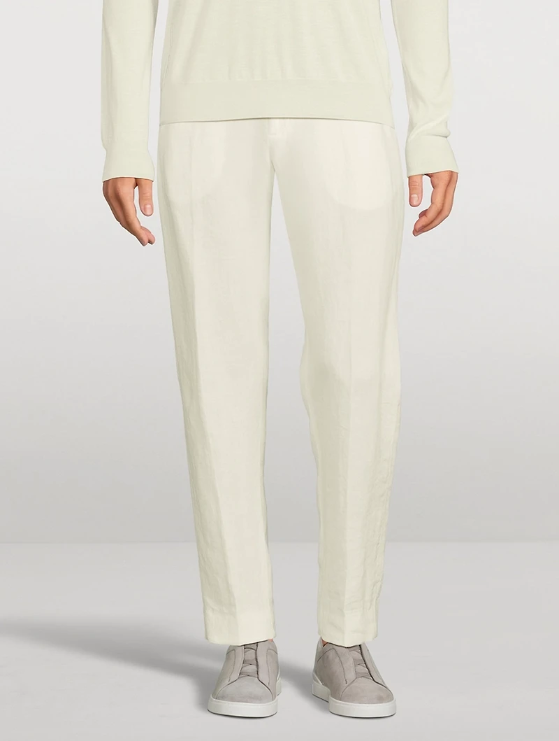 Stretch Cotton Pants