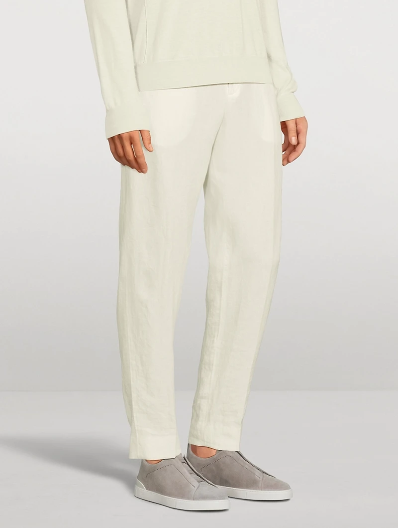 Stretch Cotton Pants