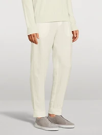 Stretch Cotton Pants