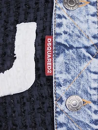 Bouclé And Denim Jacket