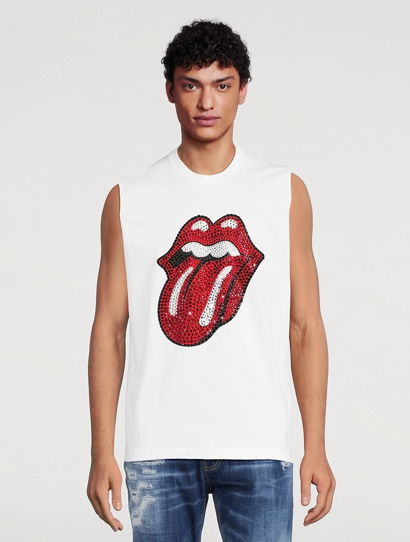 Sleeveless Slim-Fit T-Shirt