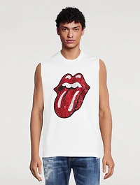 Sleeveless Slim-Fit T-Shirt