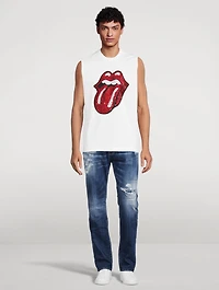 Sleeveless Slim-Fit T-Shirt