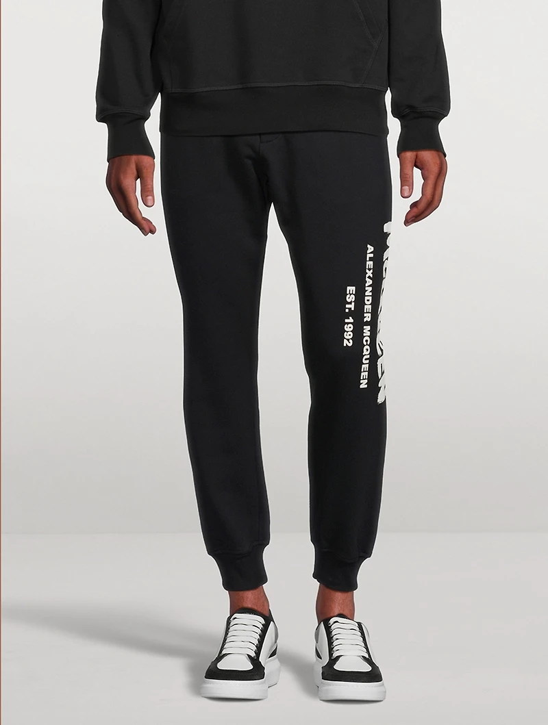 Graffiti Cotton Jogger Pants