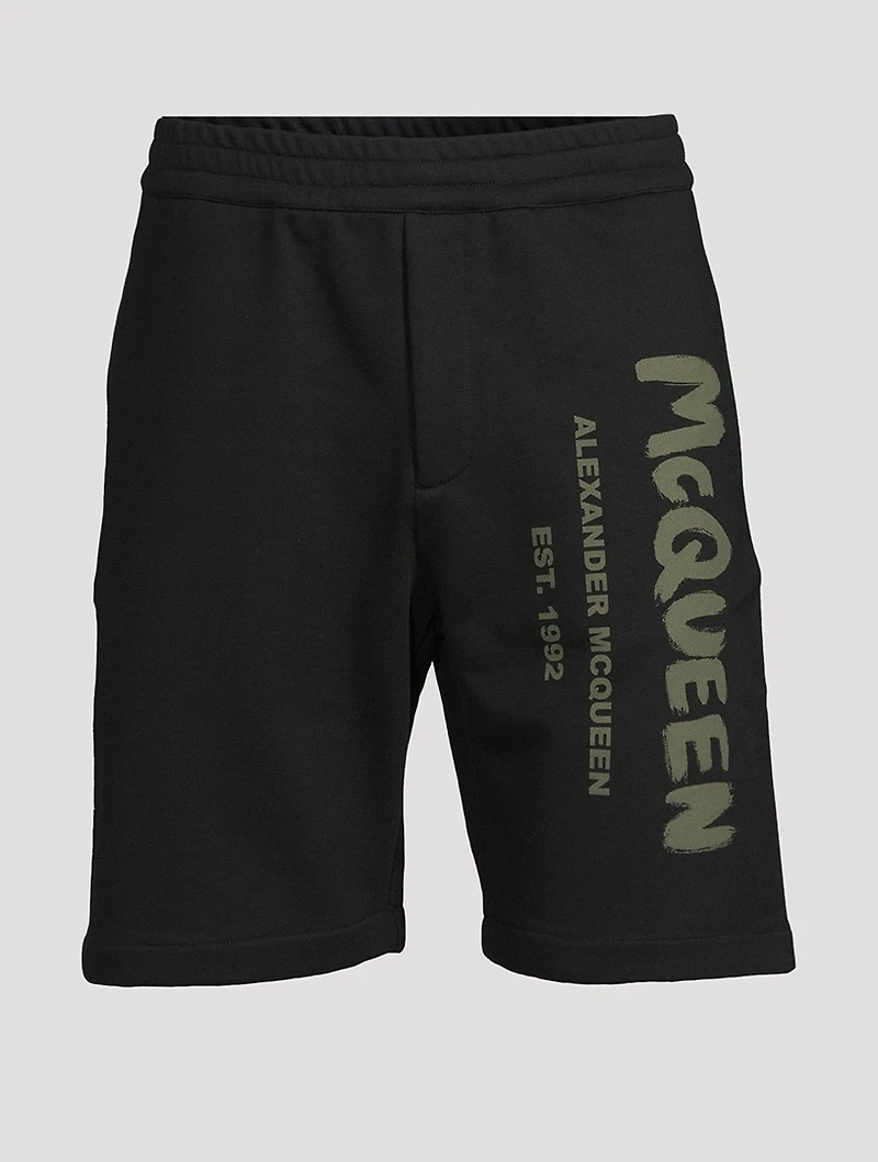Graffiti Logo Sweat Shorts