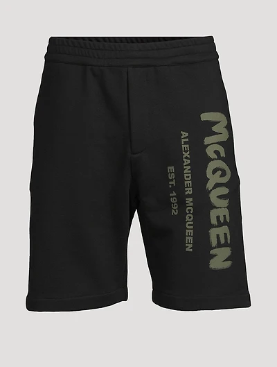 Graffiti Logo Sweat Shorts