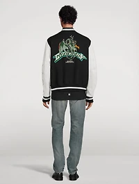 Wool And Leather Varsity Jacket