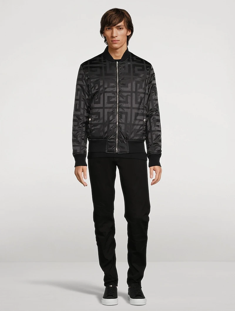 4G Wool Reversible Bomber Jacket