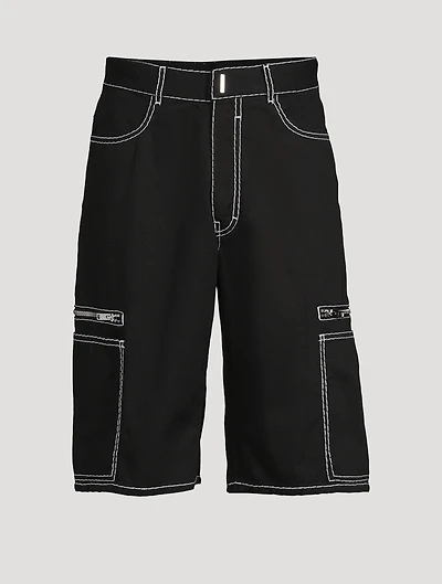 Cotton Oversized Shorts