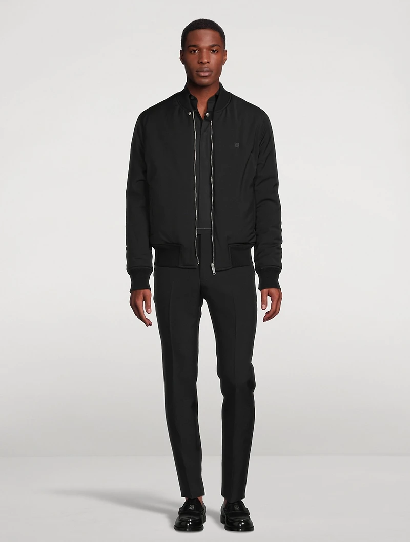 Wool Slim-Fit Pants