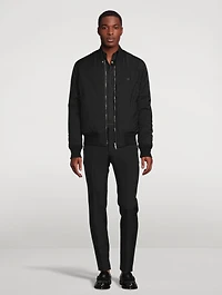 Wool Slim-Fit Pants