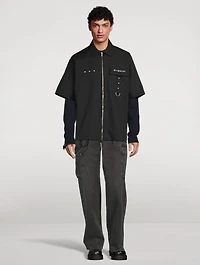 Layered Zip Shirt