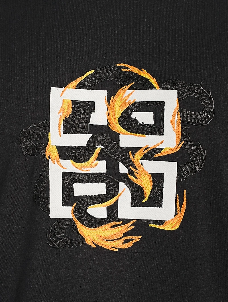 4G Dragon Cotton Slim-Fit T-Shirt