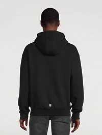 Cotton Hoodie With Reflective Artwork