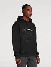 Cotton Hoodie With Reflective Artwork