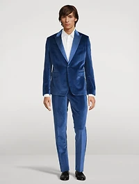 Velvet Two-Piece Evening Suit