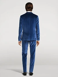 Velvet Two-Piece Evening Suit