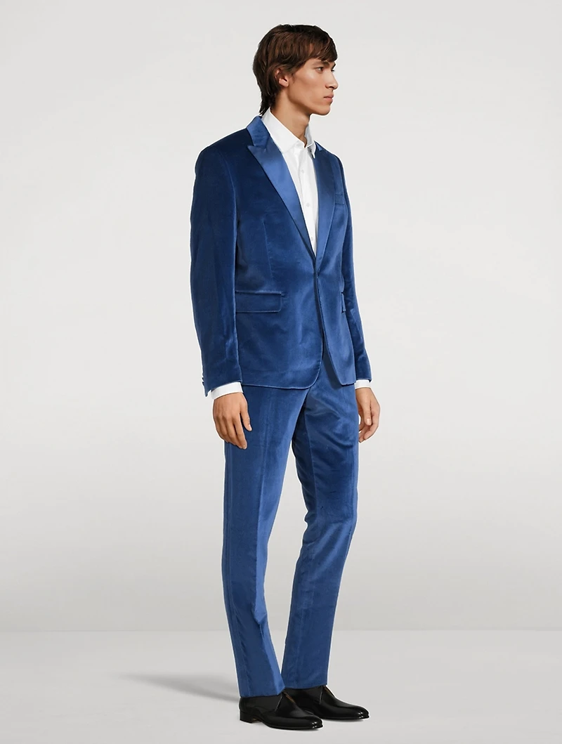 Velvet Two-Piece Evening Suit