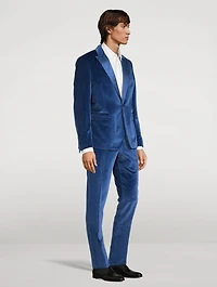 Velvet Two-Piece Evening Suit